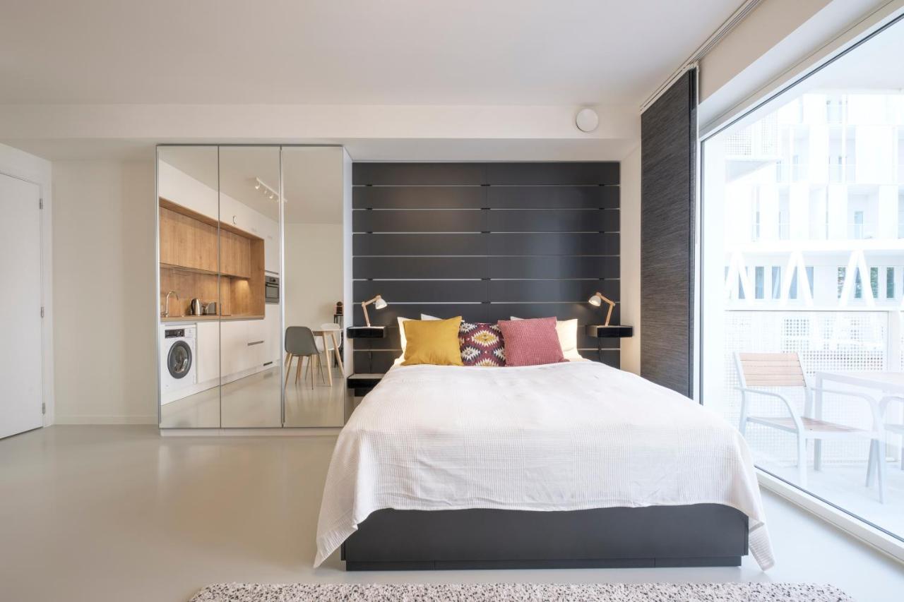 Mini Loft With Terrace Daire Brüksel Dış mekan fotoğraf
