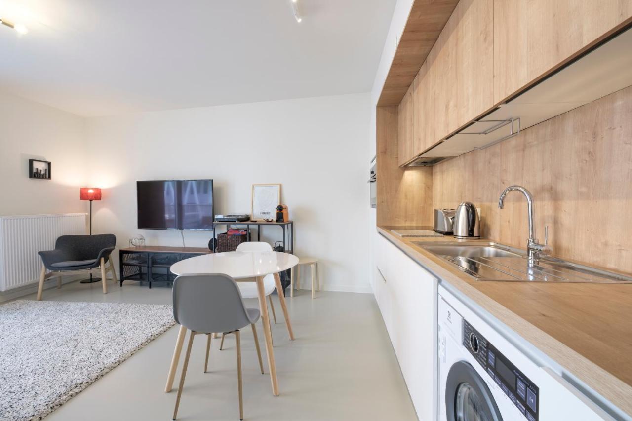 Mini Loft With Terrace Daire Brüksel Dış mekan fotoğraf